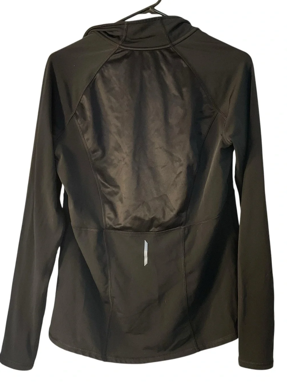 Champion Black Long-Sleeve Half-Zip Rash Guard